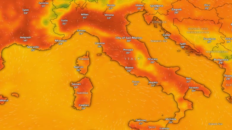 Κύμα έντονης ζέστης αναμένεται στη γειτονική Ιταλία