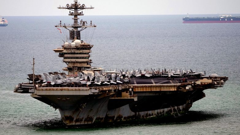 Καταφαγωμένο από τη σκουριά και τη θάλασσα το σκαρί του Abraham Lincoln